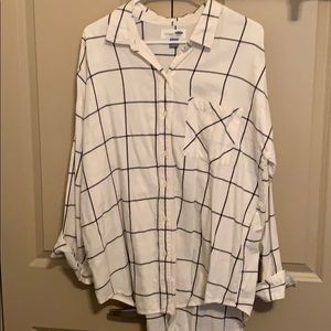 Old Navy boyfriend fit button down